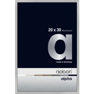 Nielsen Aluminium fotolijst Alpha 20x30 cm zilver mat