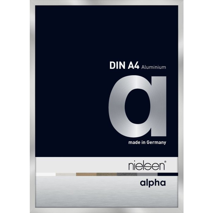 Nielsen Aluminium fotolijst Alpha 21x29,7 cm zilver