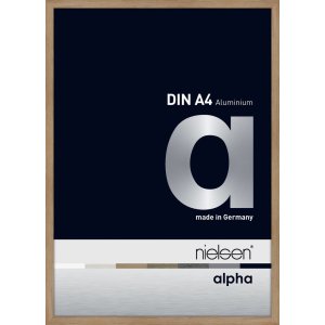 Nielsen Aluminium Fotolijst Alpha 21x29,7 cm eiken