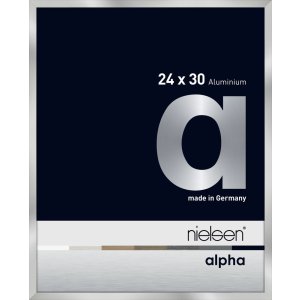 Nielsen Aluminium fotolijst Alpha 24x30 cm zilver