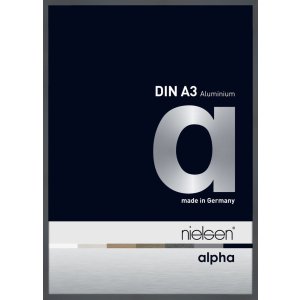 Nielsen Aluminium fotolijst Alpha 29,7x42 cm donkergrijs...