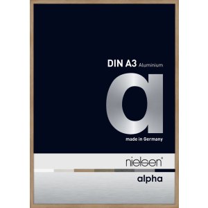 Nielsen Aluminium fotolijst Alpha 29,7x42 cm eiken