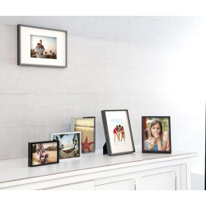 Nielsen Aluminium fotolijst Alpha 30x40 cm geanodiseerd zwart mat