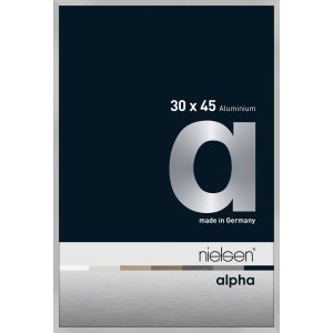 Nielsen Aluminium fotolijst Alpha 30x45 cm zilver mat