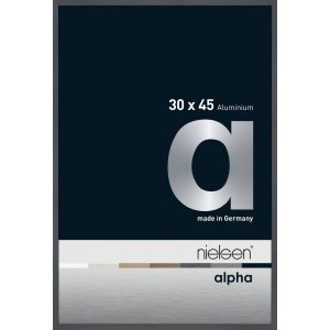 Nielsen Aluminium fotolijst Alpha 30x45 cm donkergrijs...