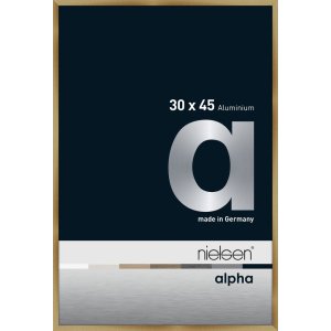 Nielsen Aluminium Fotolijst Alpha 30x45 cm geborsteld amber