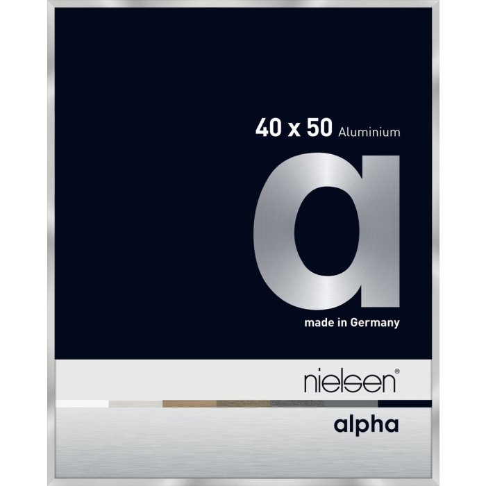 Nielsen Aluminium fotolijst Alpha 40x50 cm zilver