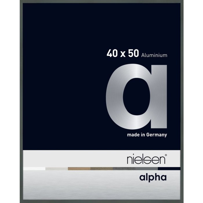 Nielsen Aluminium fotolijst Alpha 40x50 cm platina