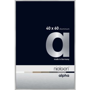 Nielsen Aluminium fotolijst Alpha 40x60 cm zilver mat