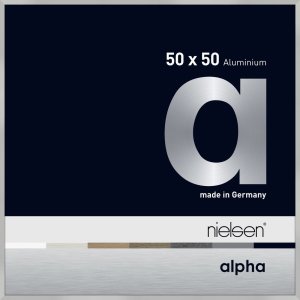 Nielsen Aluminium fotolijst Alpha 50x50 cm zilver mat