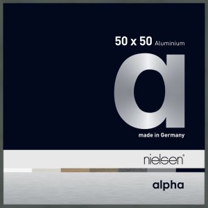 Nielsen Aluminium fotolijst Alpha 50x50 cm platina