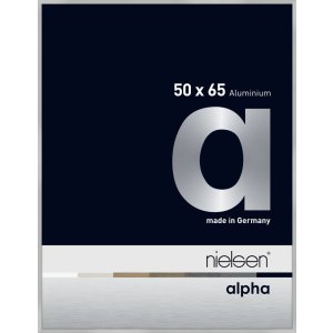 Nielsen Aluminium fotolijst Alpha 50x65 cm zilver mat