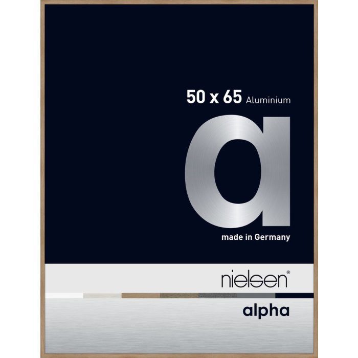 Nielsen Aluminium Fotolijst Alpha 50x65 cm eiken