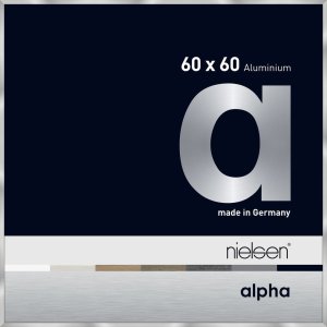 Nielsen Aluminium fotolijst Alpha 60x60 cm zilver