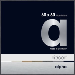 Nielsen Aluminium fotolijst Alpha 60x60 cm grijs