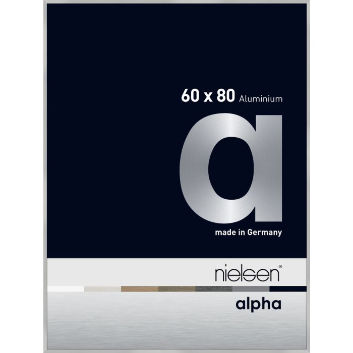 Nielsen Aluminium fotolijst Alpha 60x80 cm zilver mat