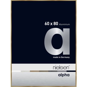 Nielsen Aluminium Fotolijst Alpha 60x80 cm geborsteld amber