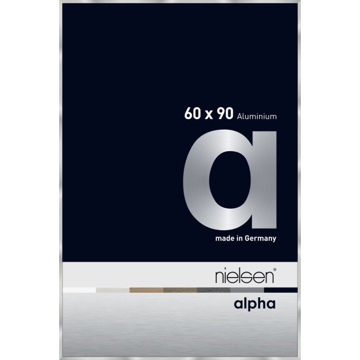 Nielsen Aluminium fotolijst Alpha 60x90 cm zilver