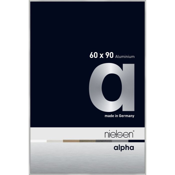 Nielsen Aluminium fotolijst Alpha 60x90 cm zilver mat