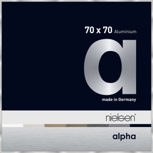 Nielsen Aluminium fotolijst Alpha 70x70 cm zilver