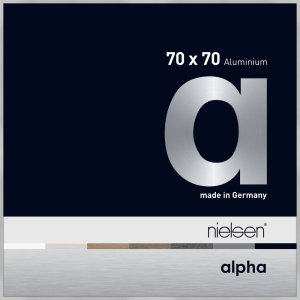 Nielsen Aluminium fotolijst Alpha 70x70 cm zilver mat