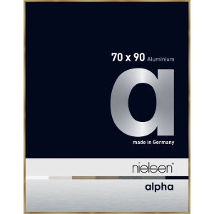 Nielsen Aluminium fotolijst Alpha 70x90 cm geborsteld amber