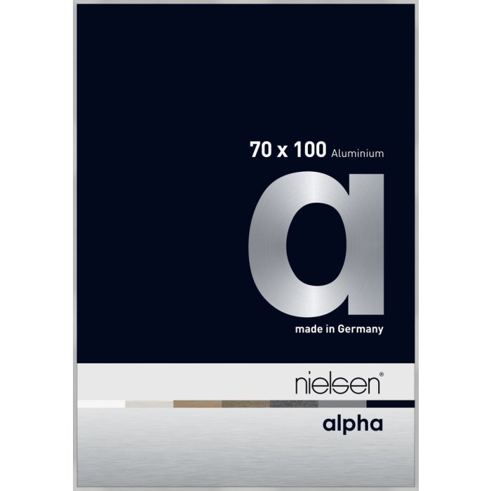 Nielsen Aluminium fotolijst Alpha 70x100 cm zilver mat