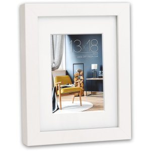 ZEP Fotolijst Niki 20x20 cm wit met passepartout voor...