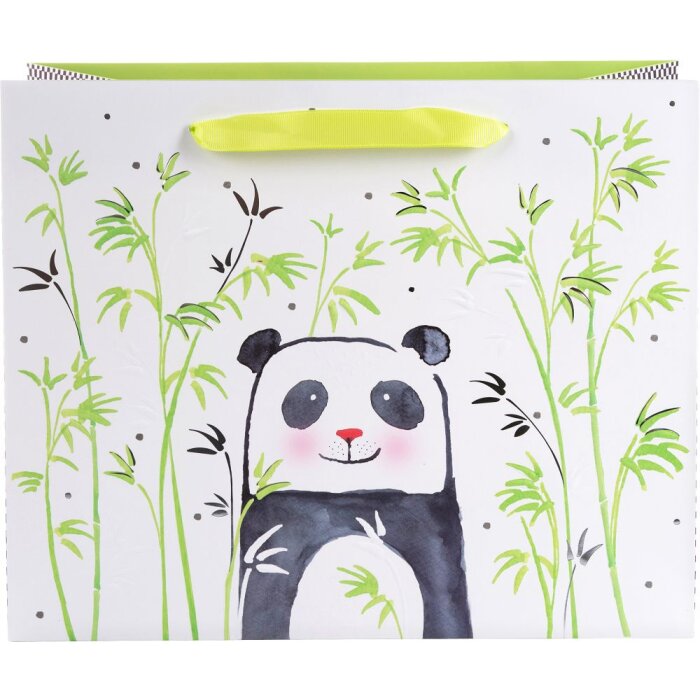 Geschenktas Panda 27x13x33 cm