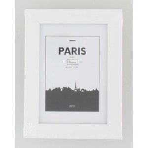 Kunststof lijst Paris 10x15 cm wit