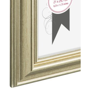 Kunststof lijst Lobby 21x30 cm goud