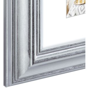 Kunststof lijst Lobby 10x15 cm zilver