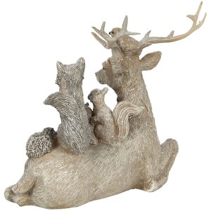 Decoratie Dieren 18x8x16 cm Clayre & Eef 6PR2745