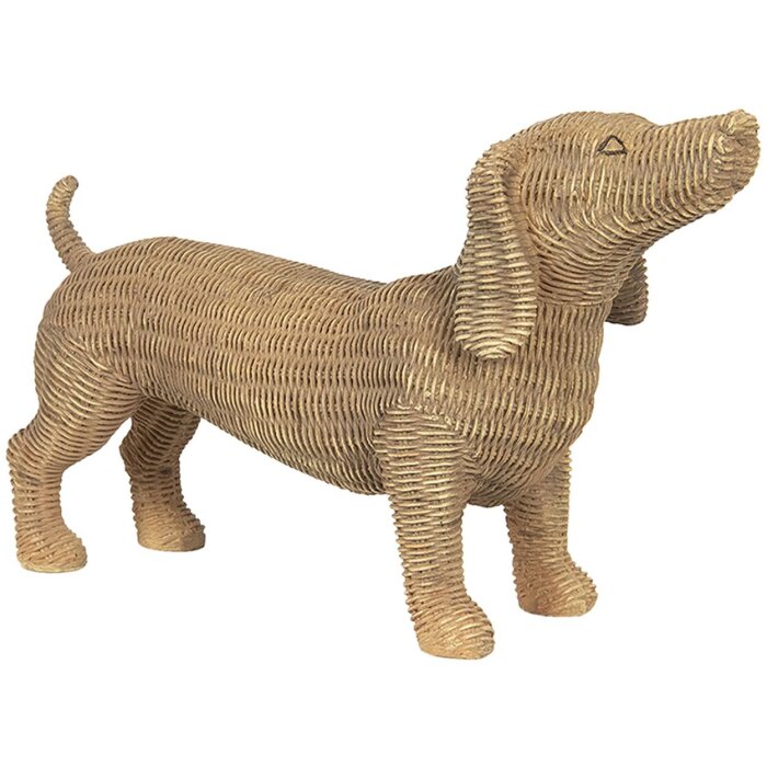 Decoratie Hond 39x14x24 cm Clayre en Eef 6pr2924