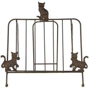 Boekenstandaard met katten 38x25x38 cm Clayre en Eef 6y3814