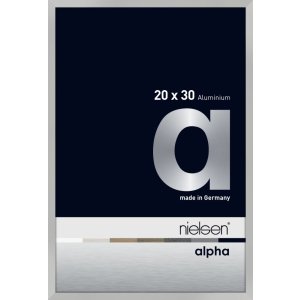 Nielsen Aluminium fotolijst Alpha tcsc 20x30 cm zilver mat