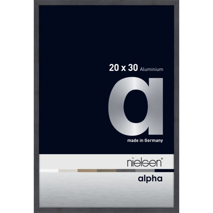 Nielsen Aluminium fotolijst Alpha tcsc 20x30 cm grijs