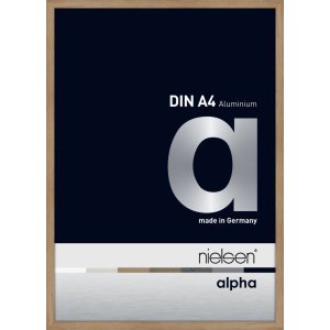 Nielsen Aluminium fotolijst Alpha tcsc 21x30 cm eiken