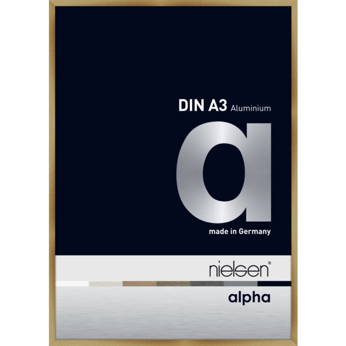 Nielsen Aluminium fotolijst Alpha tcsc 30x42 cm geborsteld amber