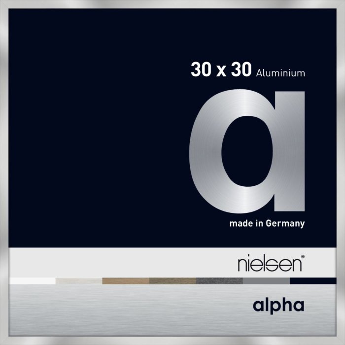 Nielsen Aluminium fotolijst Alpha tcsc 30x30 cm zilver