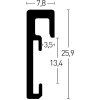 Nielsen Aluminium fotolijst Alpha tcsc 30x40 cm zilver mat