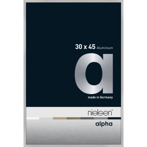 Nielsen Aluminium fotolijst Alpha tcsc 30x45 cm zilver mat