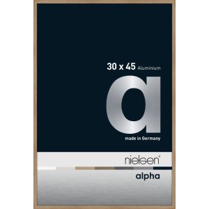 Nielsen Aluminium Fotolijst Alpha tcsc 30x45 cm eiken