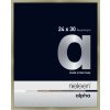 Nielsen Aluminium fotolijst Alpha tcsc 24x30 cm geborsteld roestvrij staal