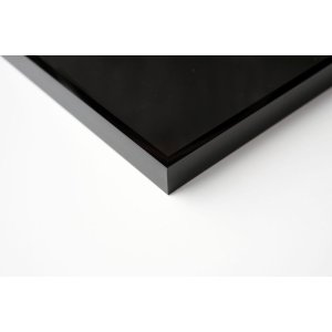 Nielsen Aluminium fotolijst Alpha tcsc 40x40 cm geanodiseerd zwart glanzend