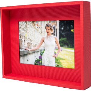 Passepartout fotolijst 10x15 cm rood