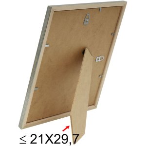 s236d1 Houten lijst zilver 21x30 cm