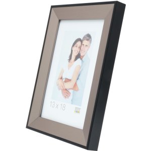 Kunststof lijst s45fd2 zilver 20x30 cm anti-reflecterend glas