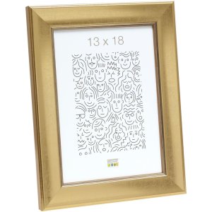 Houten lijst s45ya1 goud 10x15 cm normaal glas