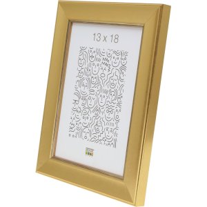 Houten lijst s45ya1 goud 10x15 cm normaal glas